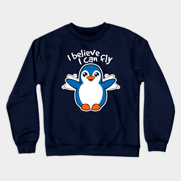 Learning to fly Crewneck Sweatshirt by NemiMakeit